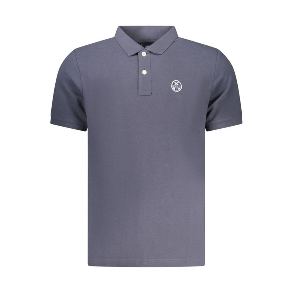 North Sails Blue Cotton Men Men's Polo